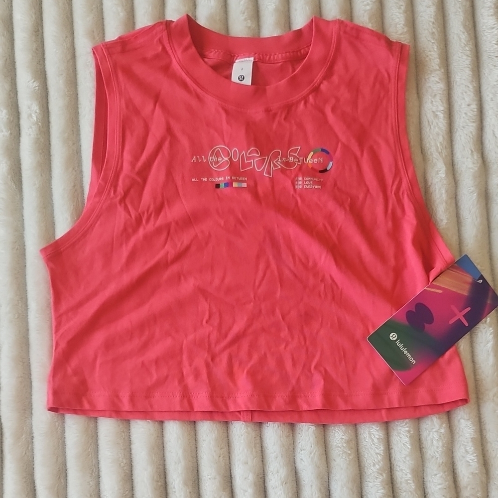 Lululemon Athletica Pride All Yours Crop Tank